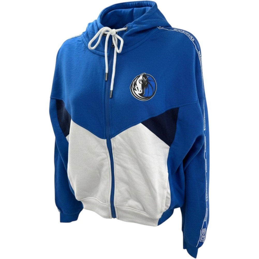 WEAR Erin Andrews Dallas Mavericks NBA Full Zip Hoodie Blue Womens XXL NEW